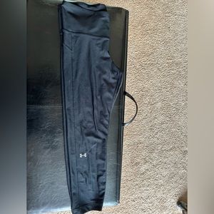 Black UA 7/8 leggings
